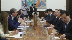 „Nećemo zaboraviti svoje iskrene prijatelje“: Vučić sa sekretarom Komiteta KP Kine provincije Đijangsu