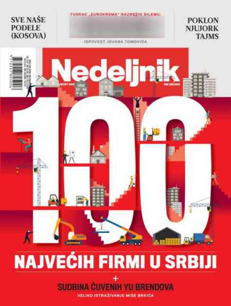 Nedeljnik: Kojih je 100 najvećih firmi u Srbiji