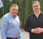 Neformalni sastanak Dodika i Vučića FOTO