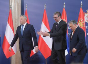 Nehamer i Orban u Beogradu: počeo sastanak sa predsednikom Vučićem
