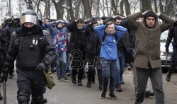 Nekoliko gradjana demonstriralo u znak podrške Navaljnom u Beogradu