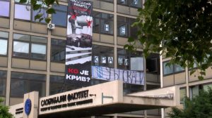 Nepoznate osobe razbile stakla na zgradi Saobraćajnog fakulteta