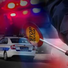 Nesvakidašnja potera u Vrčinu: Oglušio se na znak policije i dao gas - U toku bega izgubio kontrolu nad vozilom