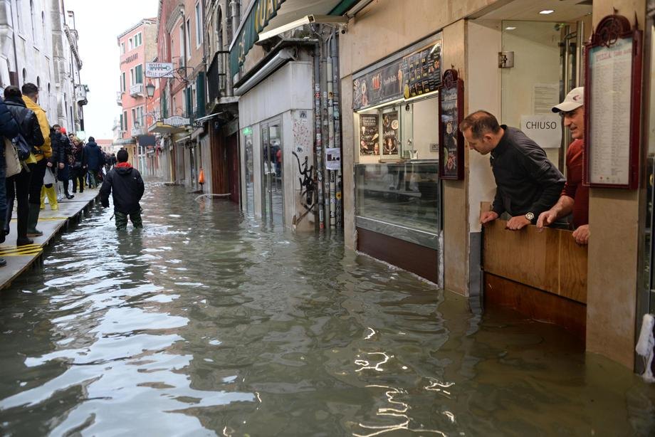 Nevreme širom Italije, povišen nivo vode u Veneciji