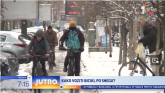 Ni sneg ni led ih ne sprečava: Novosađani voze bicikle i zimi VIDEO