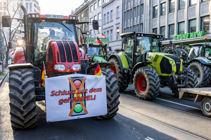 Nijemci razumiju poljoprivrednike u protestu