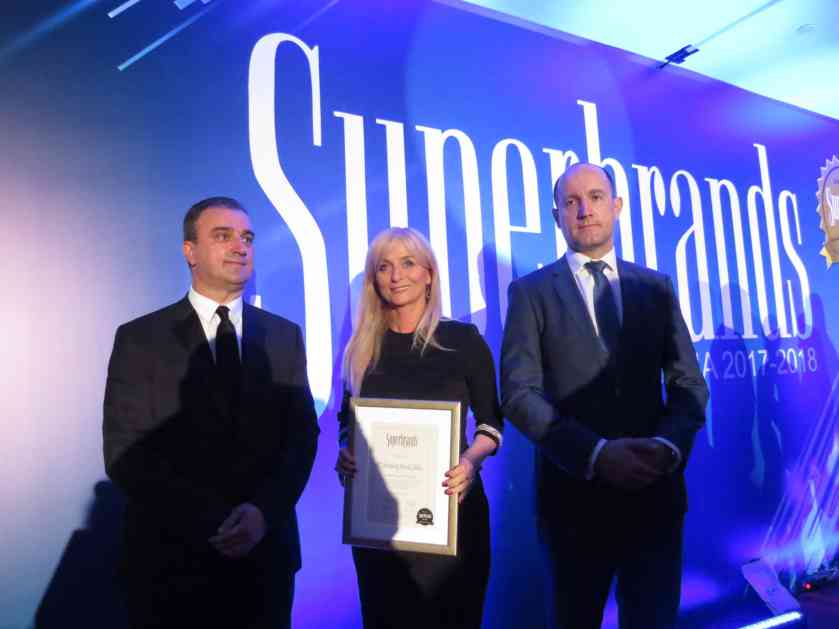 „Nikola Tesla“ dobitnik nagrade „Superbrands 2017-2018“ u kategoriji Transport