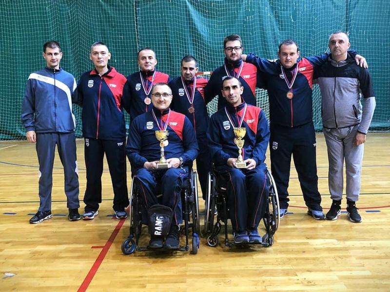 Niški stonoteniseri sa invaliditetom osvojili dve bronze na ekipnom Prvenstvu Srbije