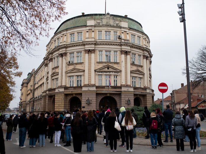 Niški studenti plenumom obeležavaju godinu dana od kada su ustali