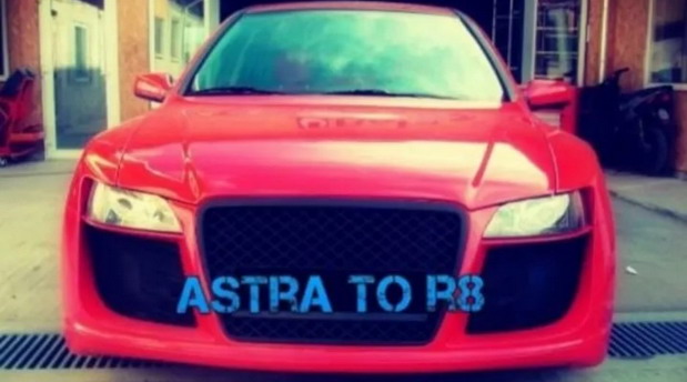 No comment: Opel Astra G kao Audi R8