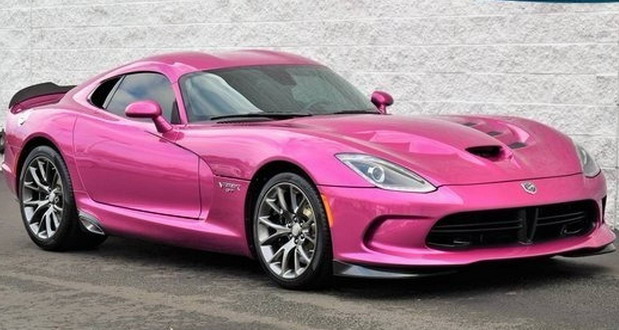 No comment: Pink Dodge Viper