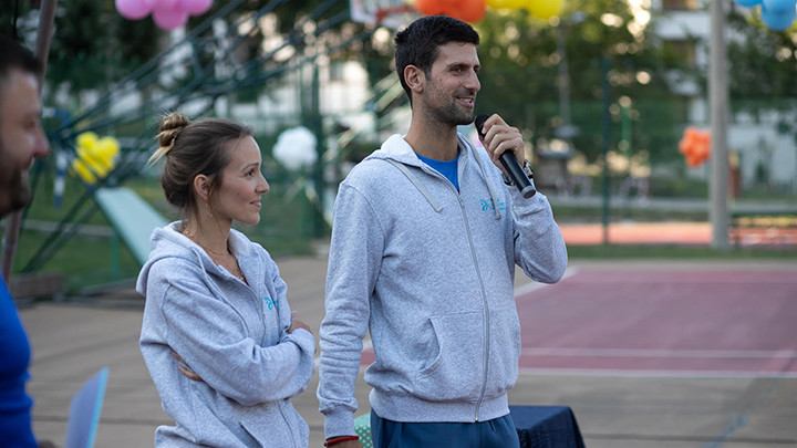 Novak i Jelena otvorili sedmu Drugarijadu - Tradicionalni kamp prijateljstva u organizaciji Fondacije Novak Đoković
