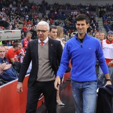 Novak posle treće četvrtine izveo navijački NEPOPULARAN potez (VIDEO+FOTO)