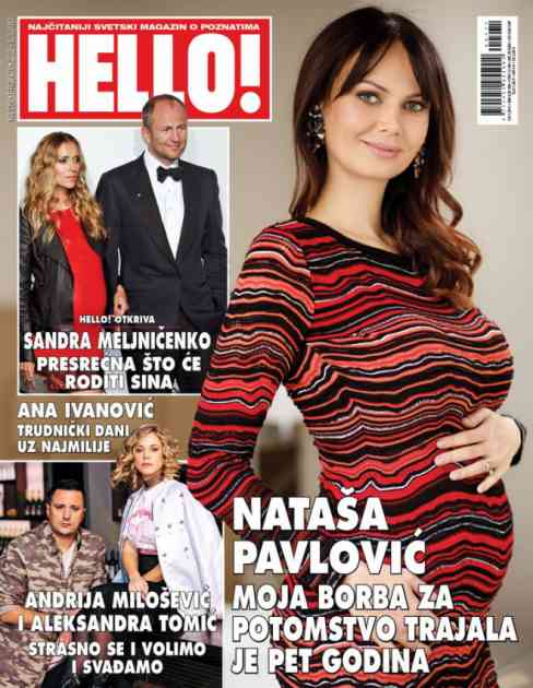 Novi HELLO! donosi: Uoči četrdesetog rođendana, Sandra Meljničenko postaće majka – dečaka