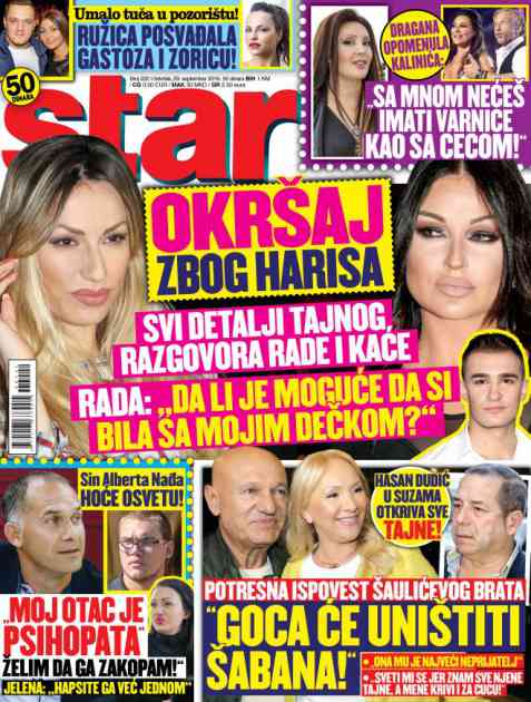 Novi STAR otkriva: Rada i Kaća imale okršaj zbog Harisa! Dragana poručila Kaliniću: Sa mnom ne možeš kao sa Cecom!