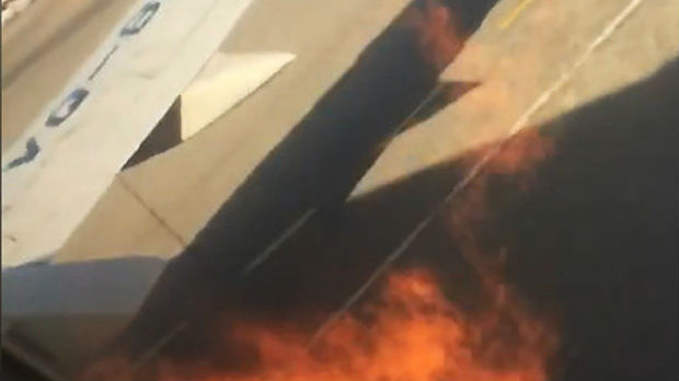 Novi problemi za Boing, avion se zapalio pred poletanje