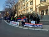 Novi protest ispred Suda u Prokuplju zbog hapšenja organizatora protesta u Žitorađi
