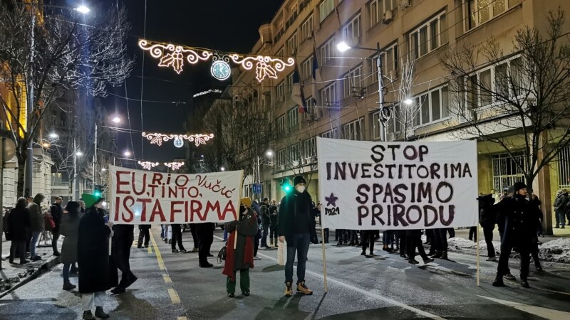 Novi protest protiv eksploatacije litijuma u Beogradu 
