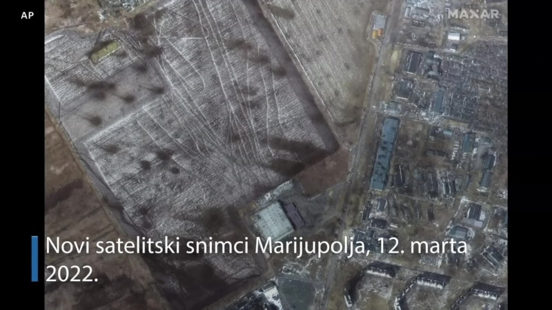Novi satelitski snimci oštećenja u Marijupolju
