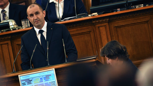 Novoizabrani predsednik Bugarske položio zakletvu
