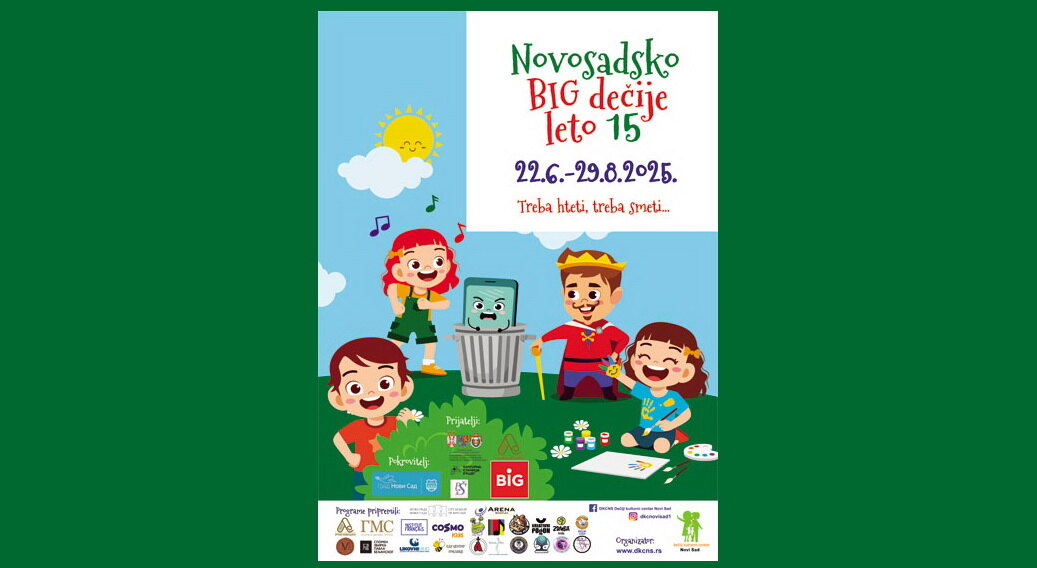 Novosadsko BIG dečije leto do 29. avgusta (AUDIO)