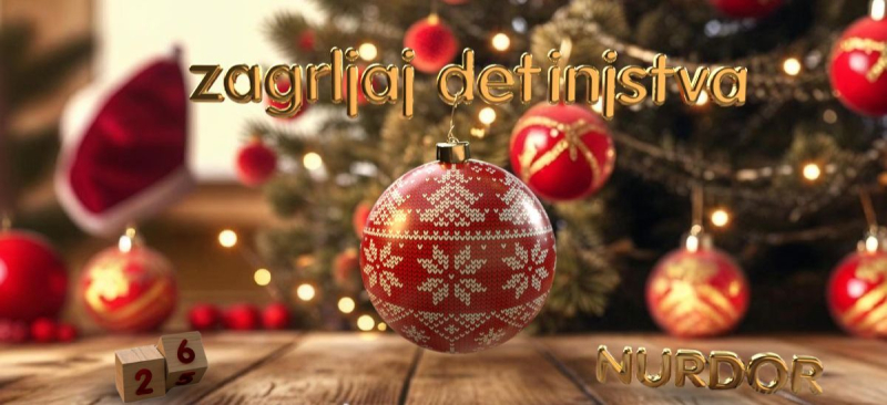 Nurdor novogodišnji paketići 2026. - u zagrljaju detinjstva