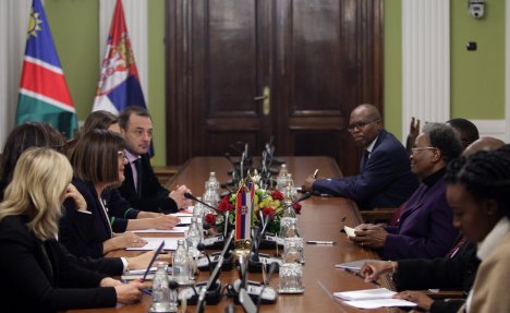 O UNAPREĐENJU EKONOMSKE SARADNJE DVE DRŽAVE: Gojković se sastala sa šeficom diplomatije Namibije