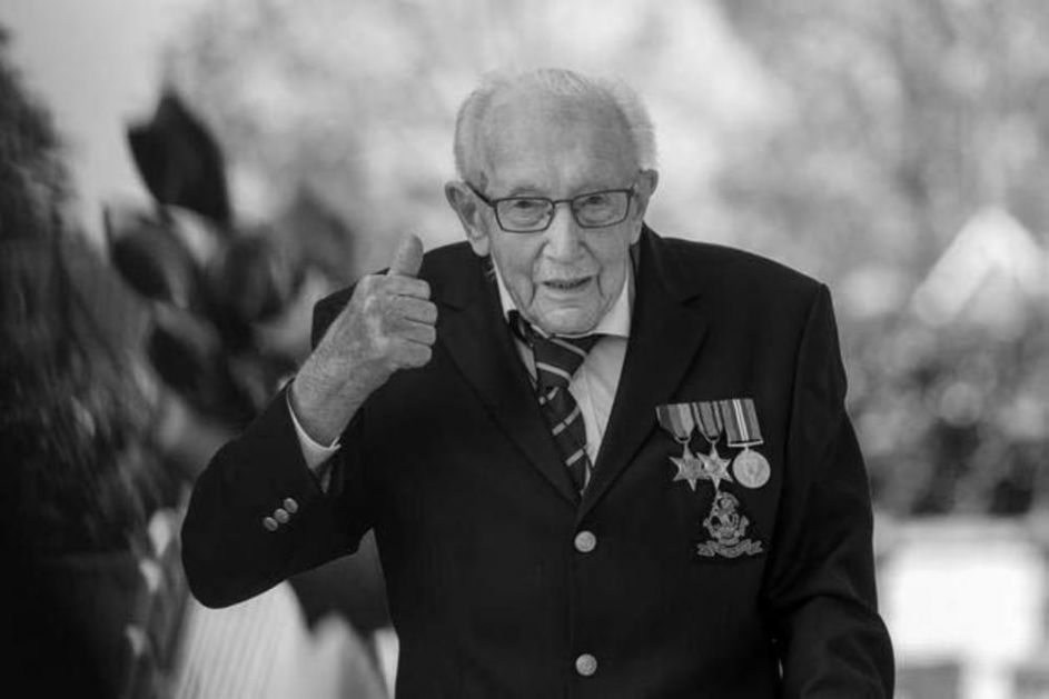ODLAZAK BRITANSKOG SUPER DEKE: Umro kapetan Tom Mur (100) koji je skupio milione za borbu protiv korone, kojoj je i podlegao VIDEO