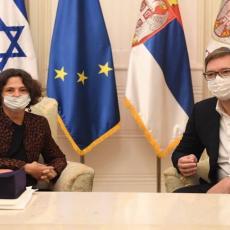 OPROŠTAJNA POSETA: Vučić se sastao sa ambasadorkom Izraela (FOTO)
