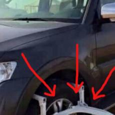 OVO JE GENIJALNO! Kad vidite šta je tip zakačio na gumu, oduševićete se! (VIDEO)