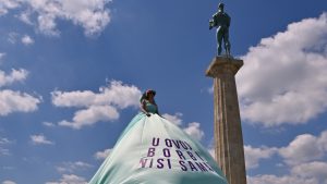 Obeležen Svetski dana borbe protiv karcinoma jajnika, na Kalemegdanu privremeno postavljena „Pobednica“