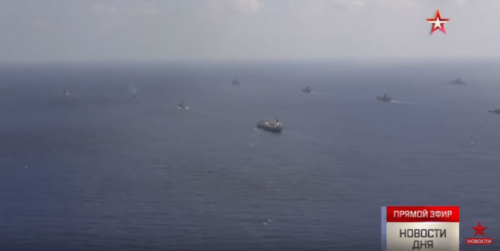 Objavljen video snimak velikih ruskih manevara na Sredozemnom moru