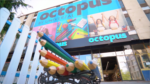 Захваљујући “Octopus by Univerzal“ сви ђаци уз ђачку књижицу добијају и ваучер за попуст на школску опрему!
