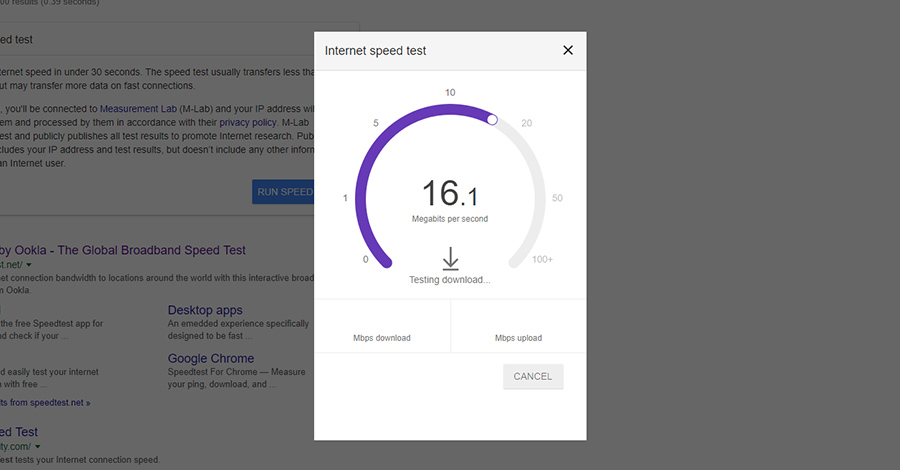 Od sada možete izmeriti brzinu interneta direktno u Google-u!