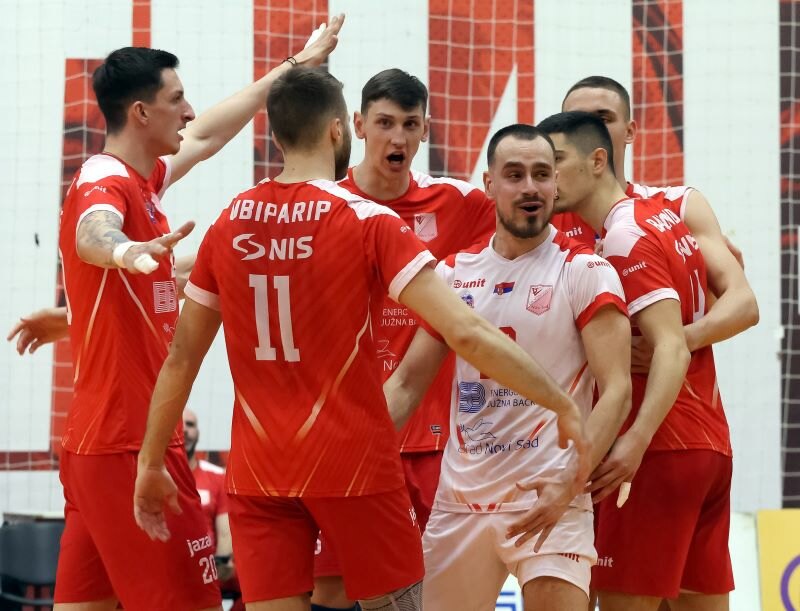 Odbojkaši Vojvodine sa Jedinstvom u osmini finala Kupa, Spartak protiv Dunav voleja