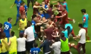Odgovor ga je zaboleo: Brazilac isprovocirao Piksijeve igrače, pa dobio po nosu (VIDEO)