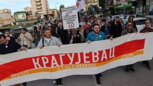 Održan 35. protest „Jedan od pet miliona“ u Kragujevcu