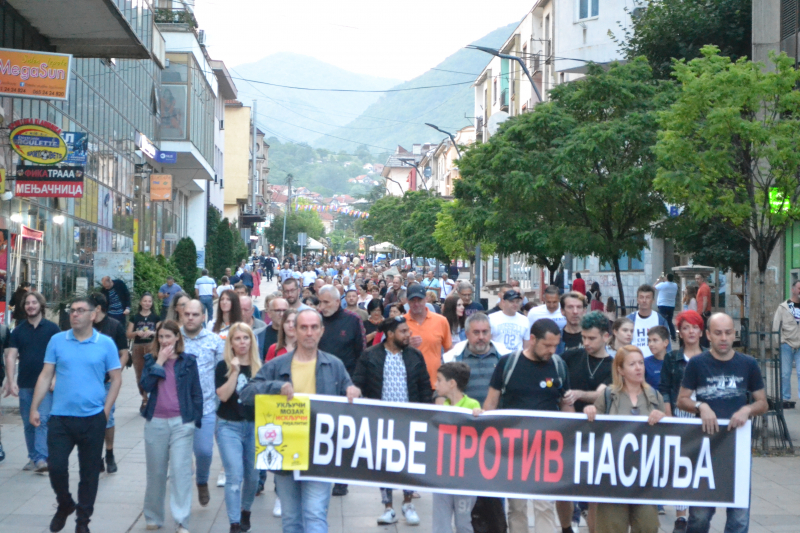 Održan drugi protest Vranje protiv nasilja(Foto,Video)