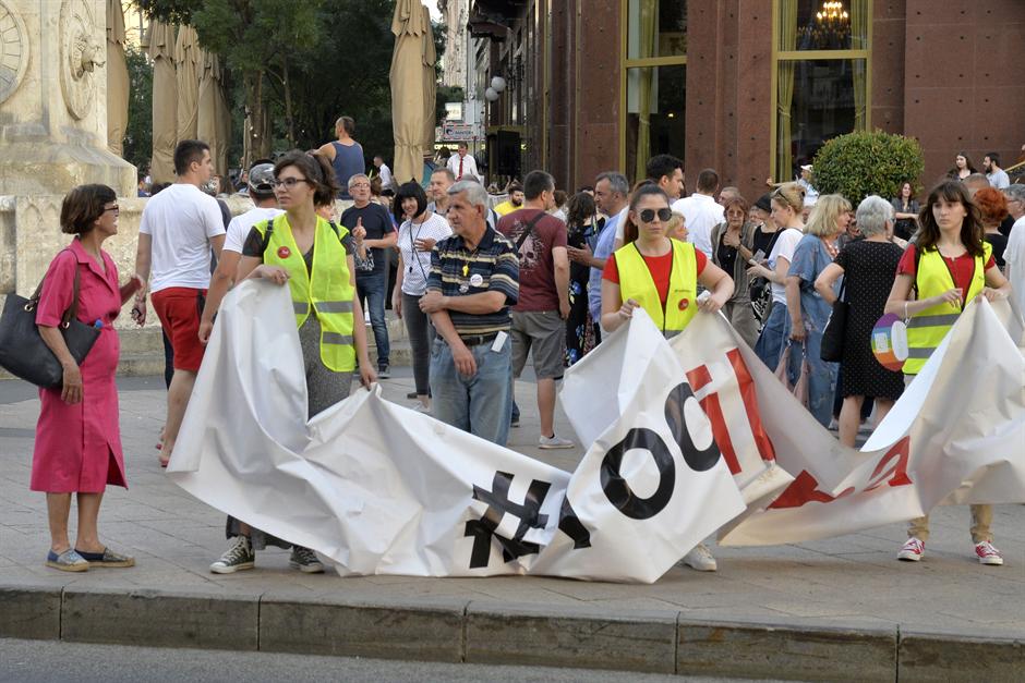 Održan još jedan protest opozicije u Beogradu