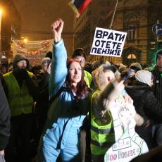 Održan peti protest lidera i simpatizera Saveza za Srbiju
