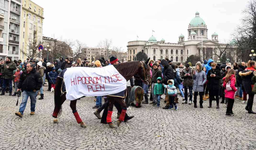 Održan protest za spas Hipodroma u Beogradu