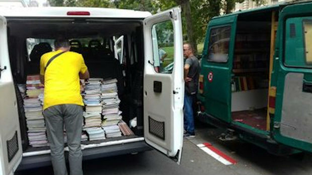 Oduzeto 3.080 polovnih knjiga u Kosovskoj ulici