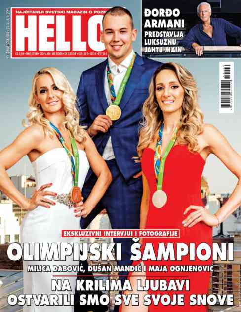 Olimpijski šampioni u novom broju magazina “Hello!“: Na krilima ljubavi ostvarili smo sve svoje snove