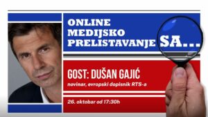 Onlajn Medijsko prelistavanje sa Dušanom Gajićem