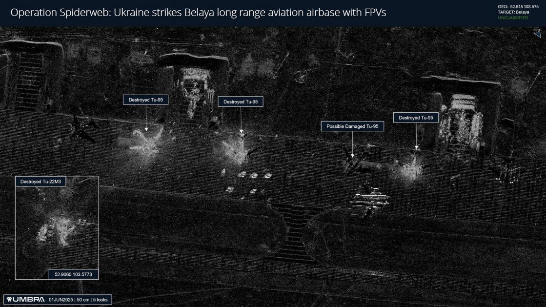 Operacija “Paukova mreža“: Spektakularni napad Ukrajine na ruske baze strategijskih bombardera