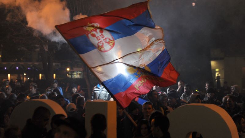 Opozicioni Demokratski front na protestu u Podgorici 