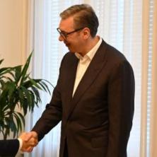Oproštajna poesta ambasadora Francuske Pjera Košara: Vučić mu poželeo mnogo uspeha u budućim profesionalnim izazovima