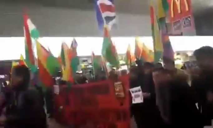Opšti haos na aerodromu u Hanoveru: Masovna tuča Kurda i Turaka (VIDEO)