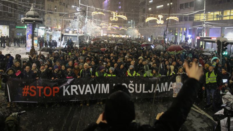 Organizatori protesta 1 od 5 miliona traže od RTS pet minuta u Dnevniku  