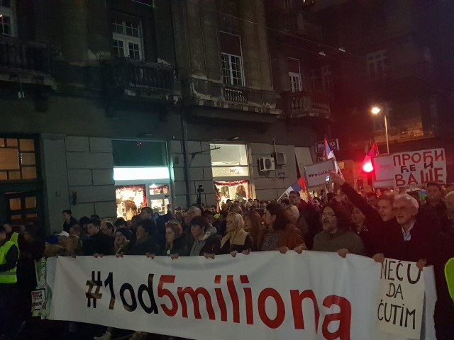 Organizatori protesta traže od Vučića plan za Kosmet